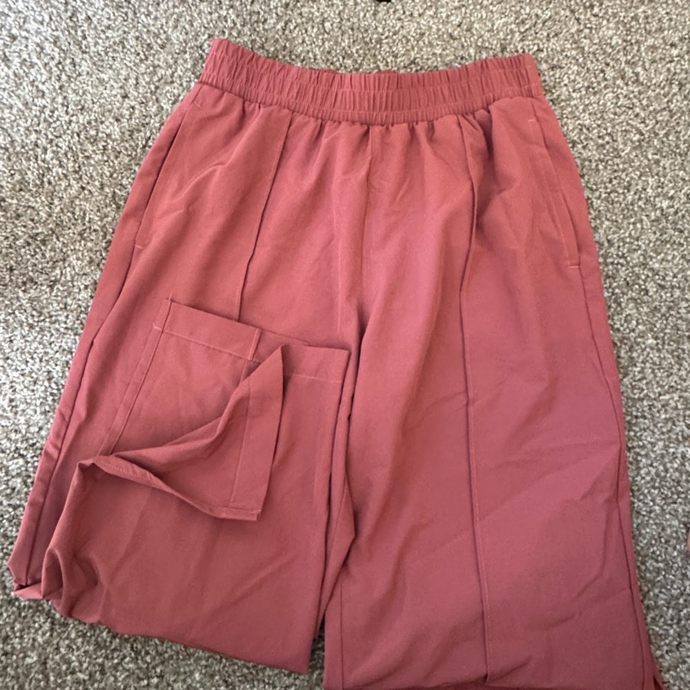 Abercrombie & Fitch Dusty Rose Track Pants